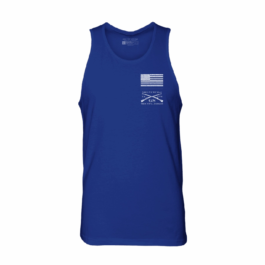 1776 Flag Tank - Royal