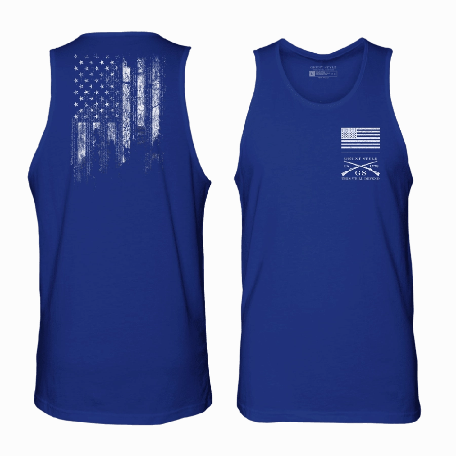 1776 Flag Tank - Royal