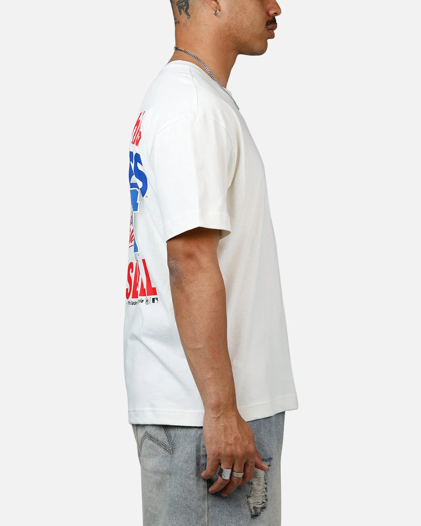 47 Brand Philadelphia Phillies All Fire T-Shirt White