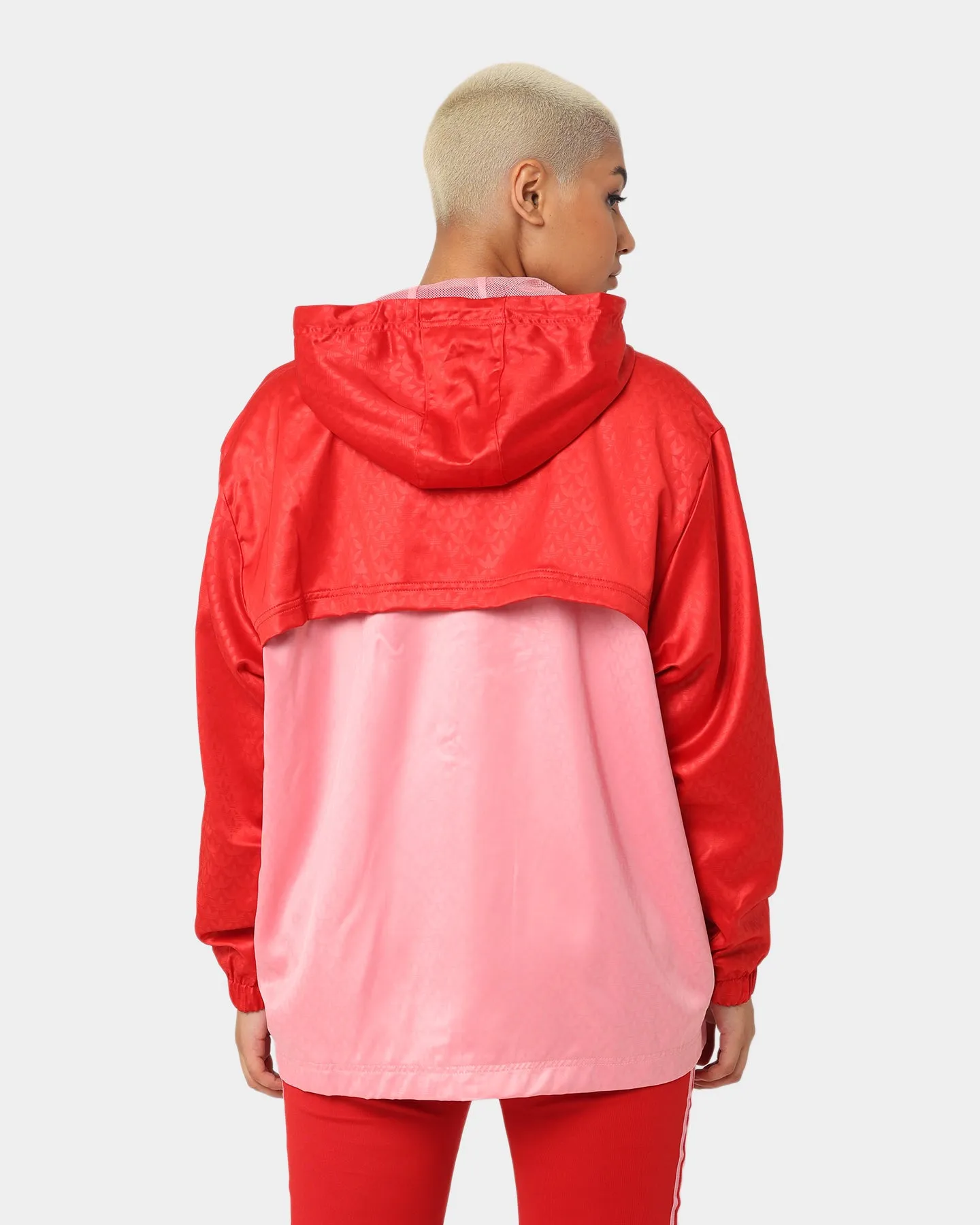 Adidas Adicolor Women's Colorblock Windbreaker Super Popp