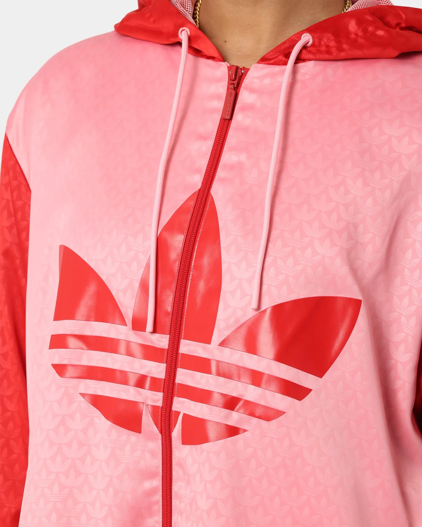 Adidas Adicolor Women's Colorblock Windbreaker Super Popp