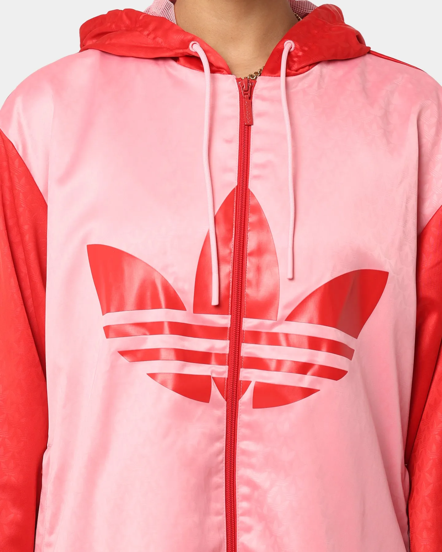 Adidas Adicolor Women's Colorblock Windbreaker Super Popp