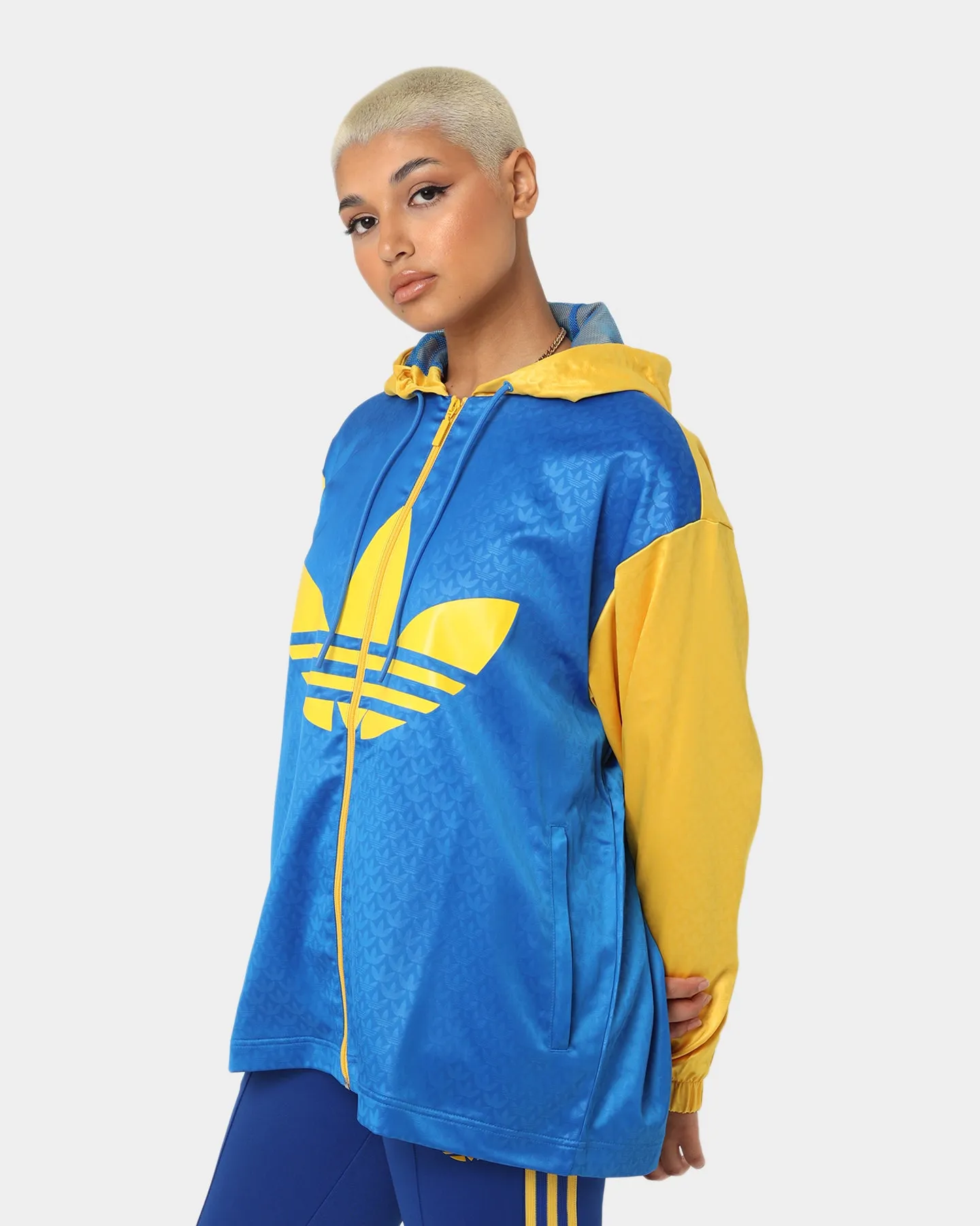 Adidas Adicolour Women's Colorblock Windbreaker Bluebird