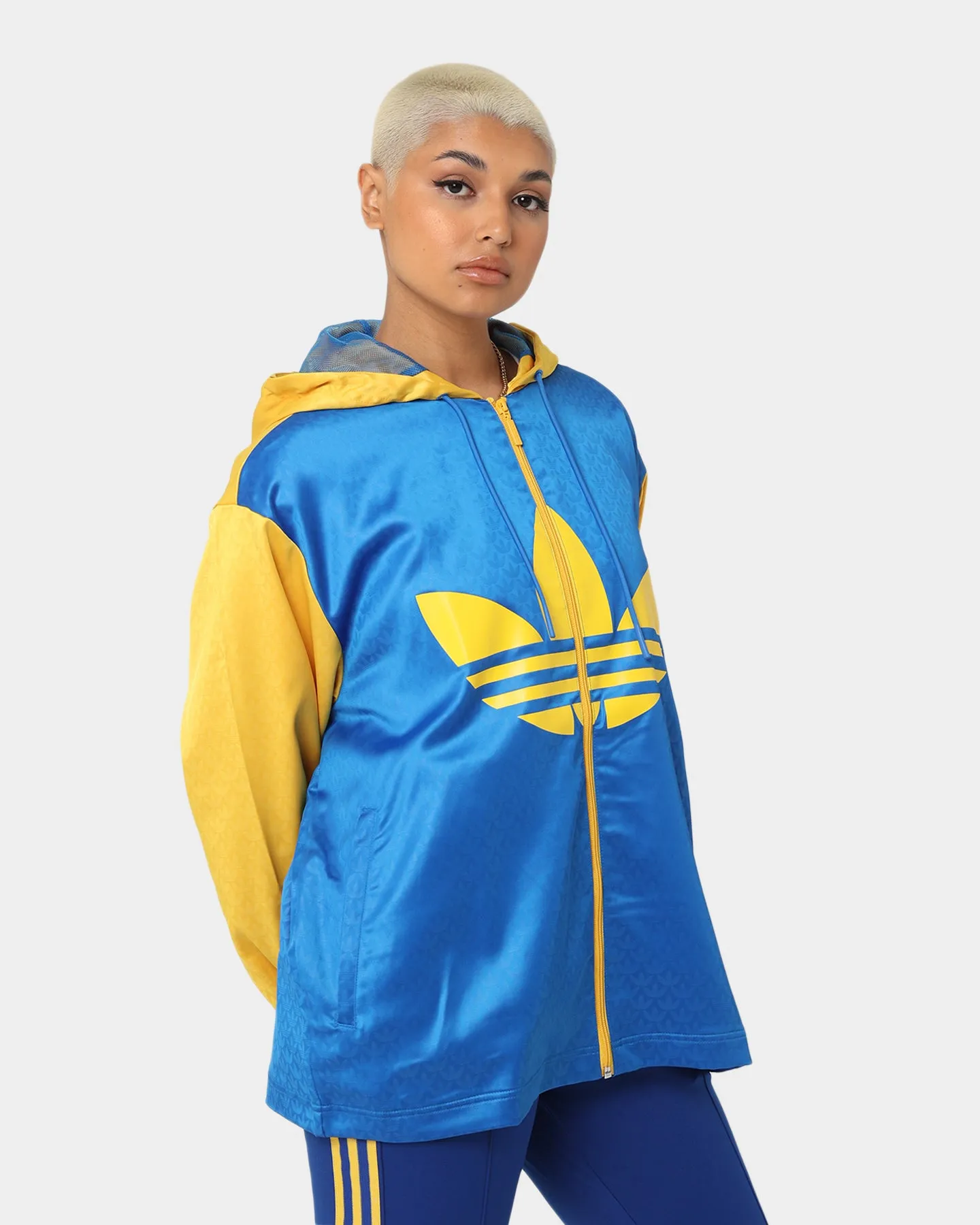 Adidas Adicolour Women's Colorblock Windbreaker Bluebird