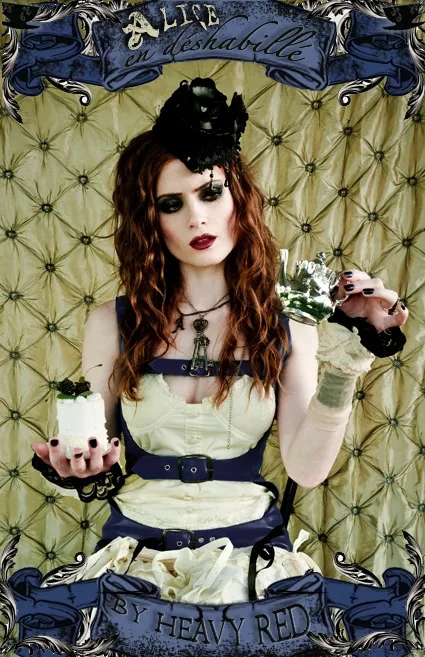 Alice En Deshabille - Blue Holster Corset