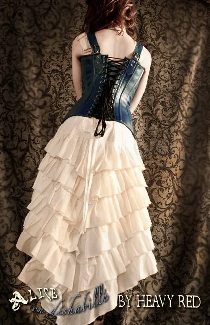 Alice En Deshabille - Blue Holster Corset