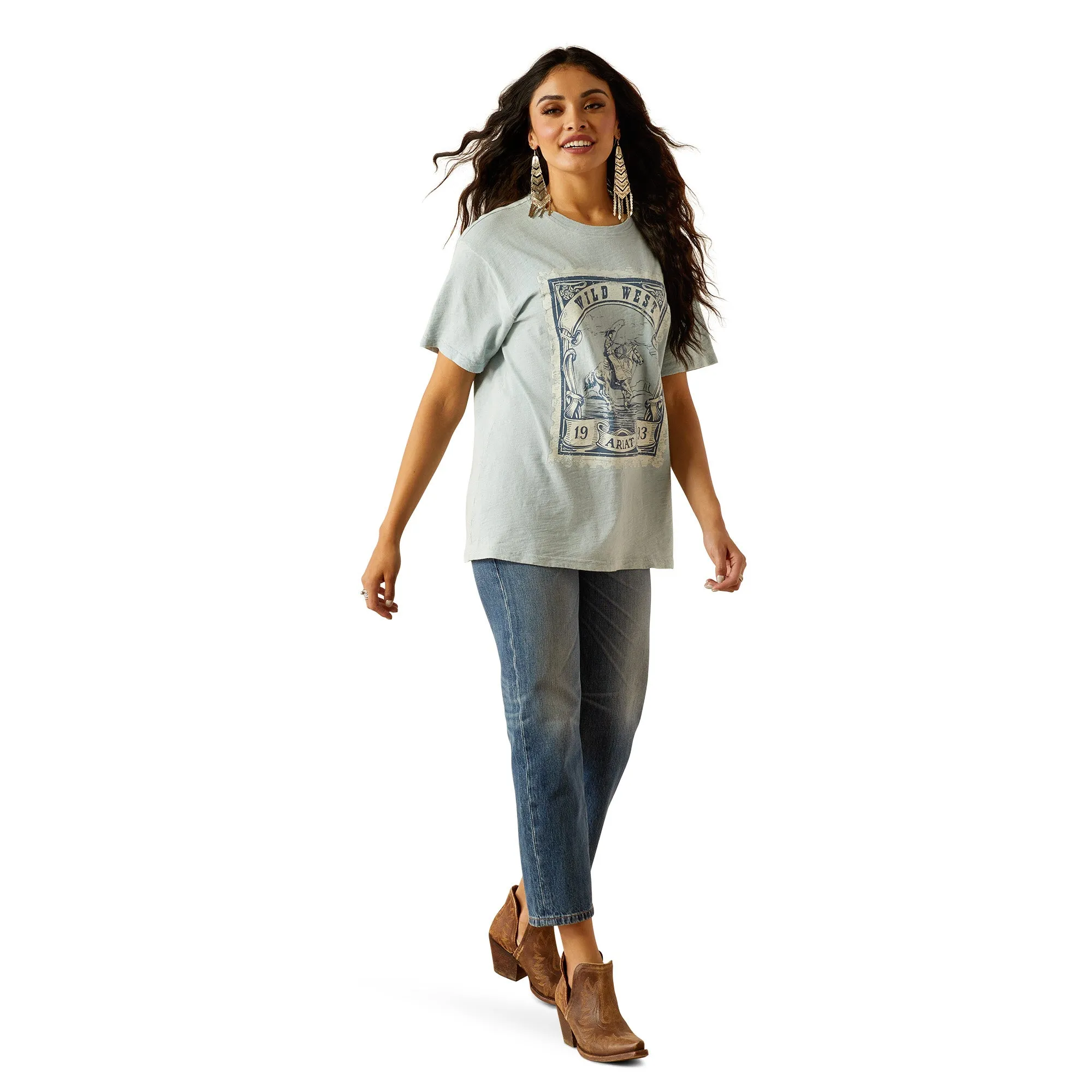 Ariat Ladies Wild West Stamp T-Shirt 10055128