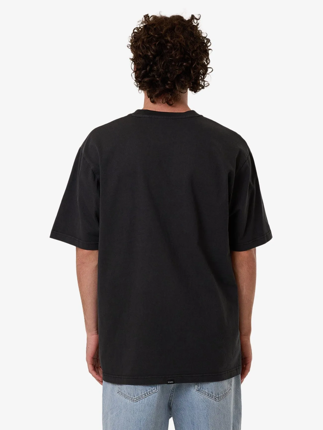 Behind It All Oversize Fit Tee - Pirate Black