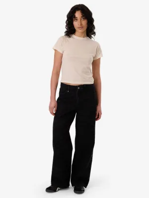 Billie Low Rise Baggy Jean - Vanish Black