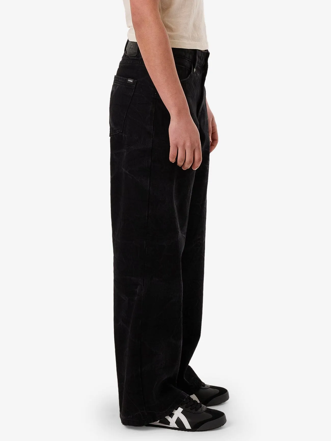 Billie Low Rise Baggy Jean - Vanish Black