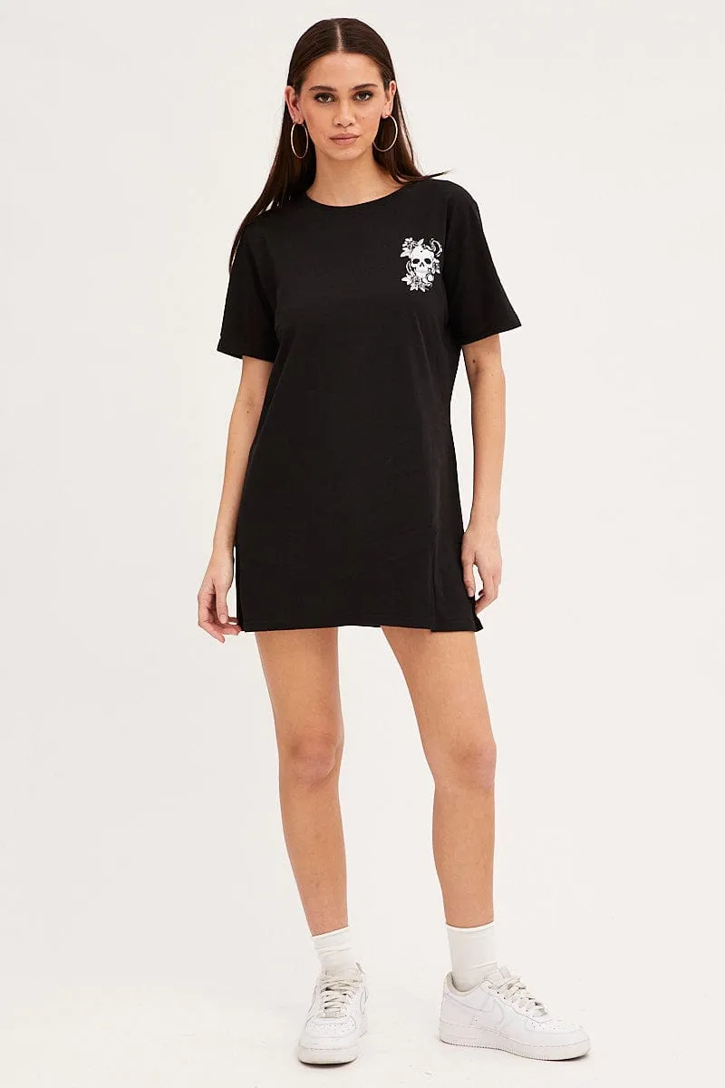Black T-Shirt Dress