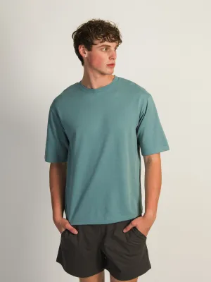 BOXY FIT TEE - TEAL