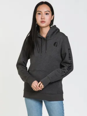 CARHARTT LOGO SLEEVE PULLOVER HOODIE  - CLEARANCE