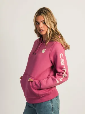 CARHARTT LOGO SLEEVE PULLOVER HOODIE