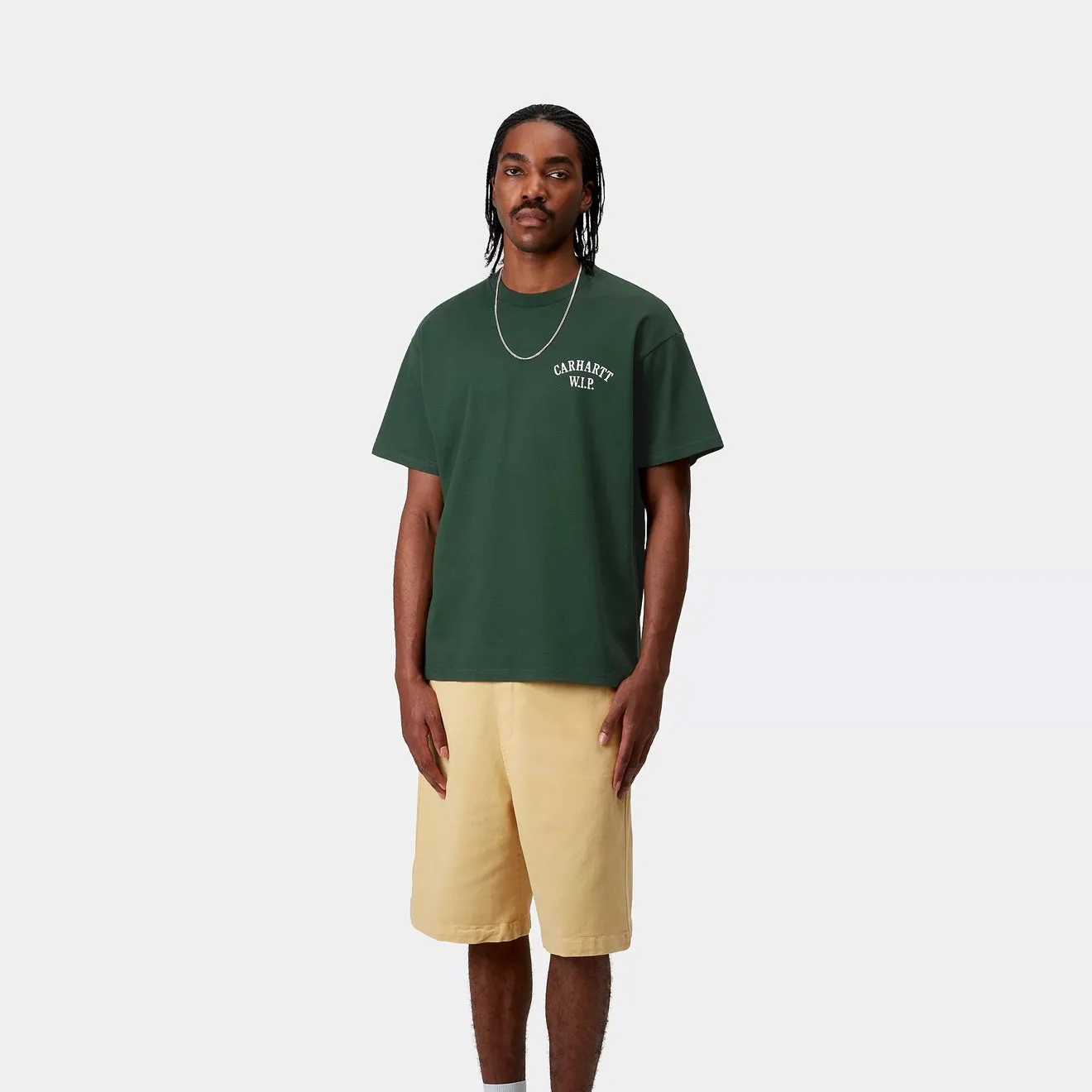 Carhartt WIP S/S Cabinetry T-Shirt Conifer / White