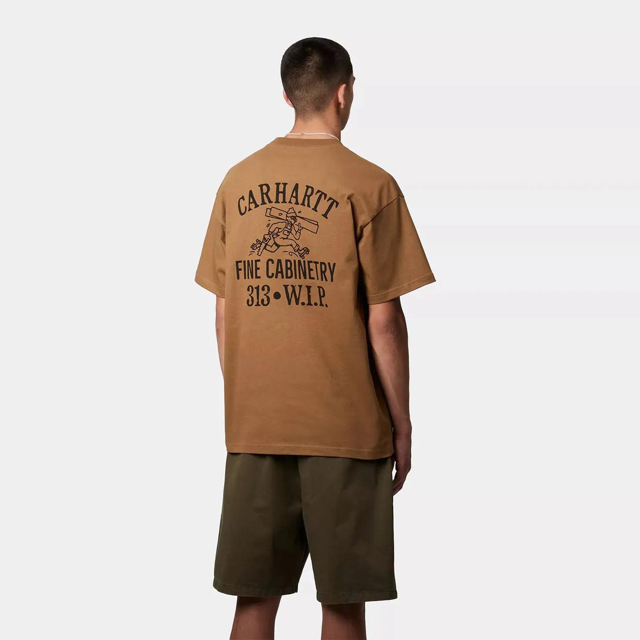 Carhartt WIP S/S Cabinetry T-Shirt Hamilton Brown / Black
