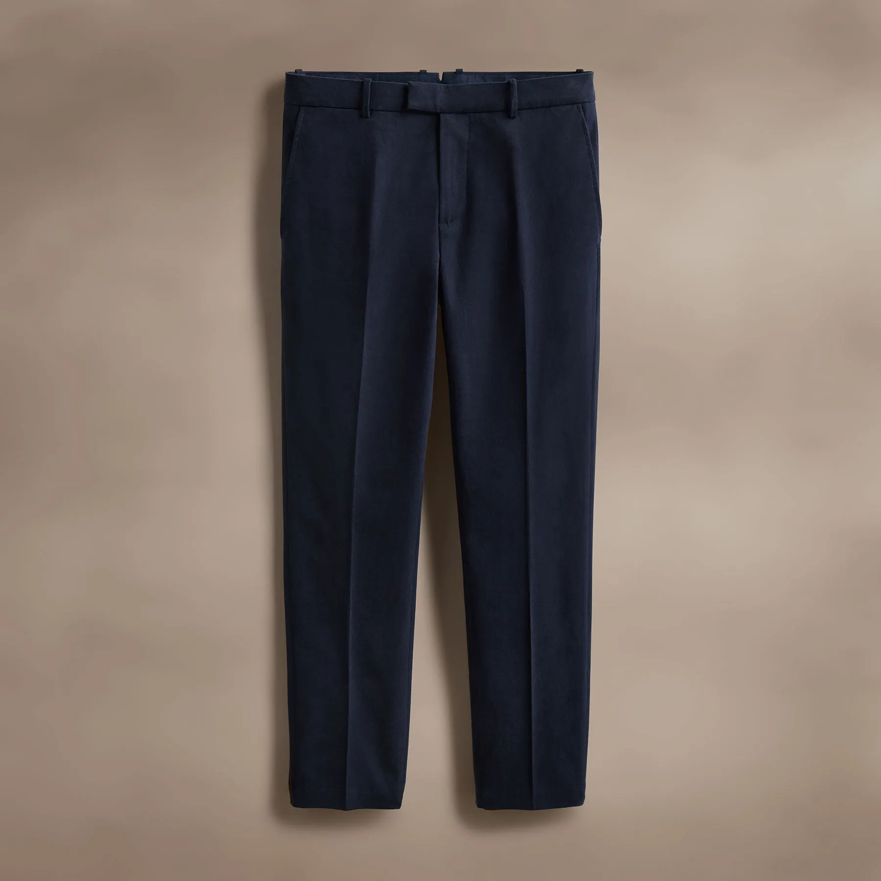 Cashmere Touch Twill Trouser - Classic Navy