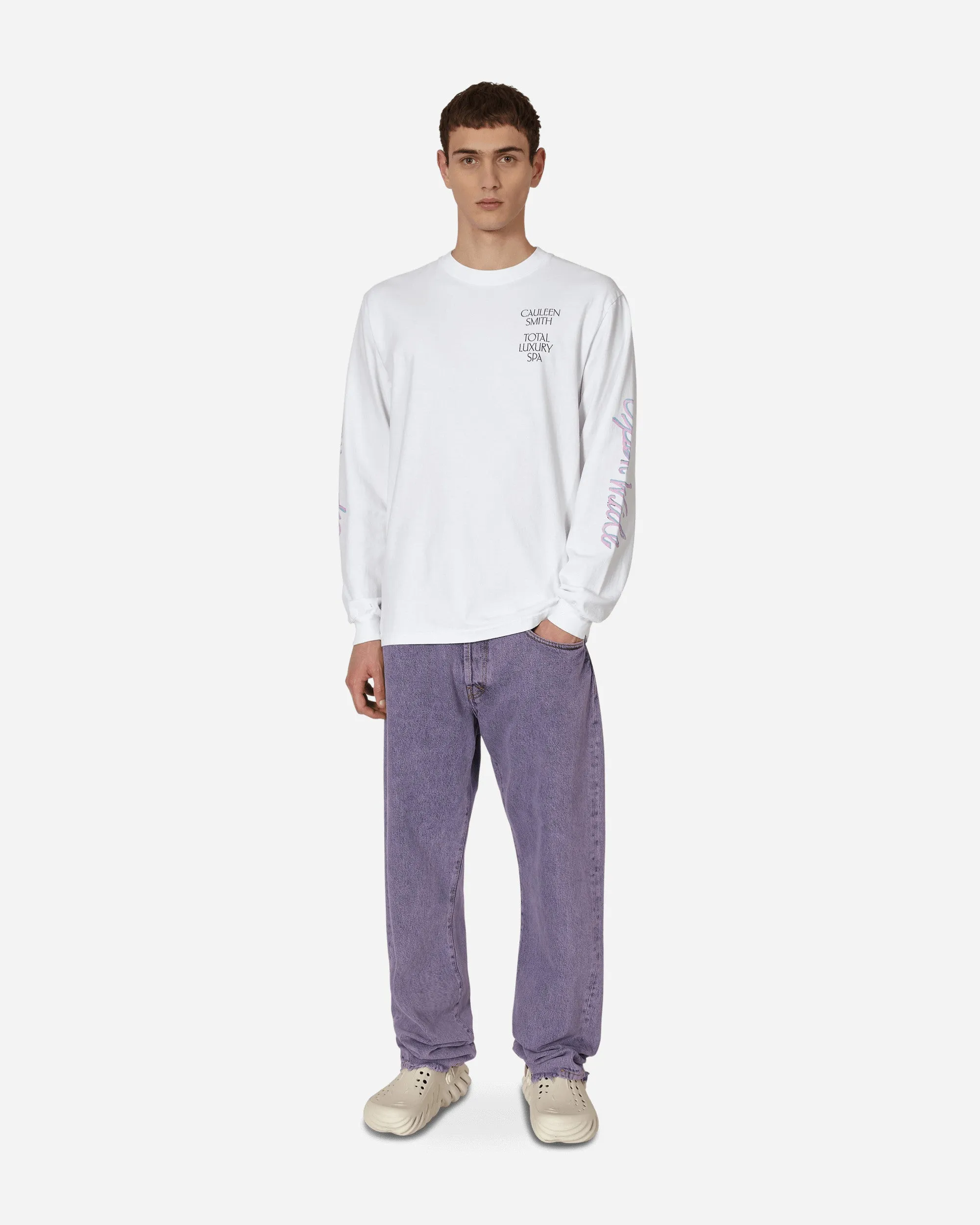 Cauleen Smith Open Wide Longsleeve T-Shirt White