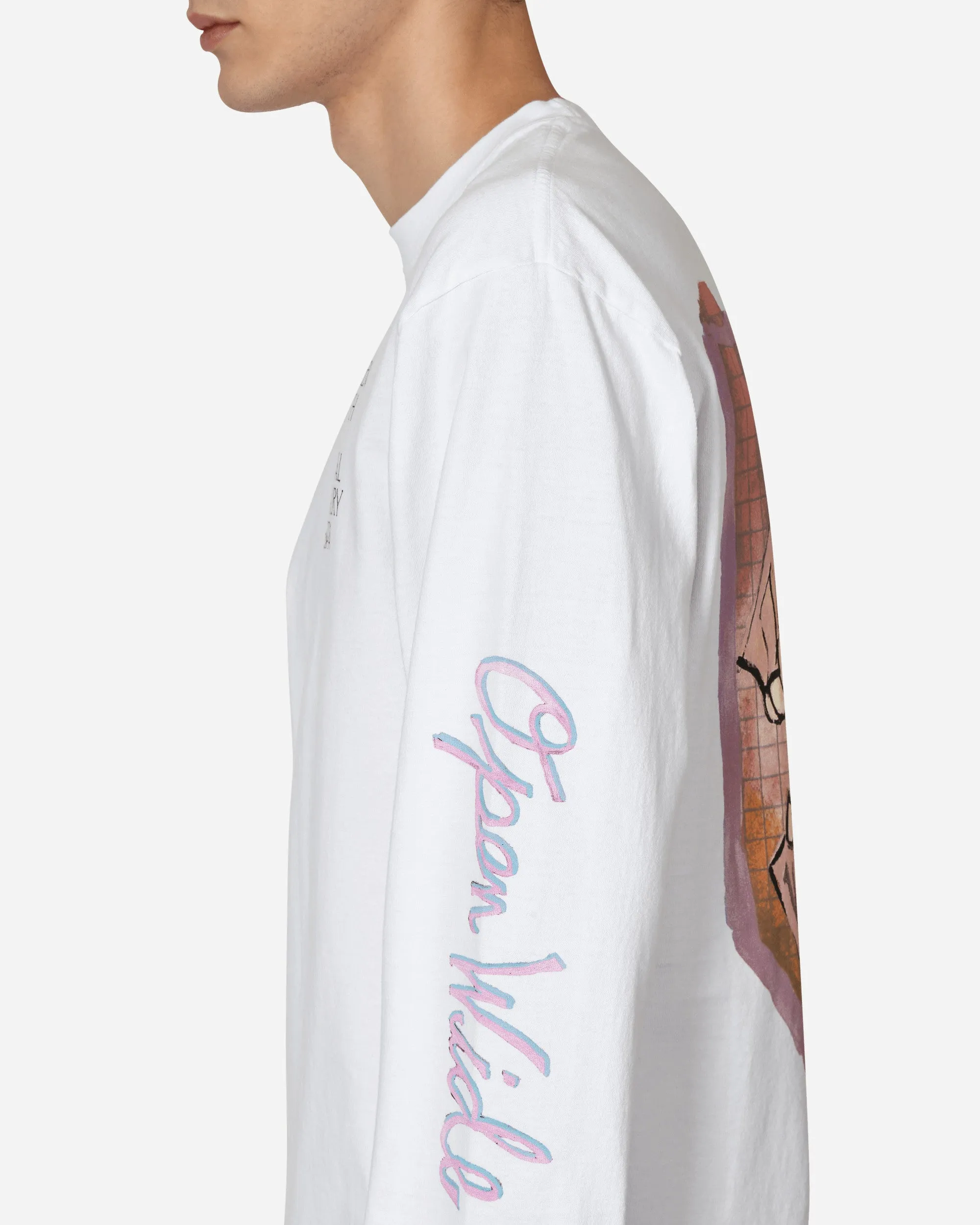Cauleen Smith Open Wide Longsleeve T-Shirt White