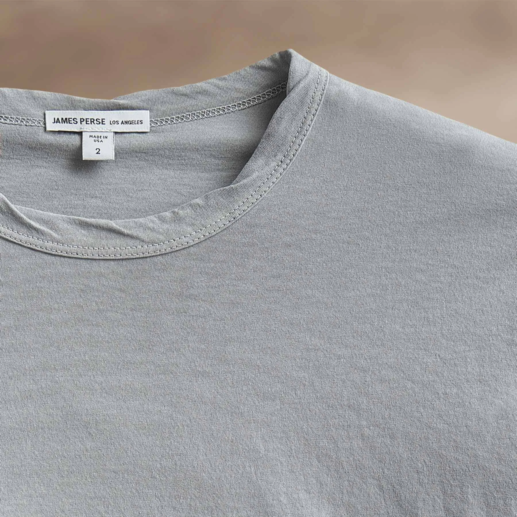Clear Jersey Crew - Grey Sky Pigment