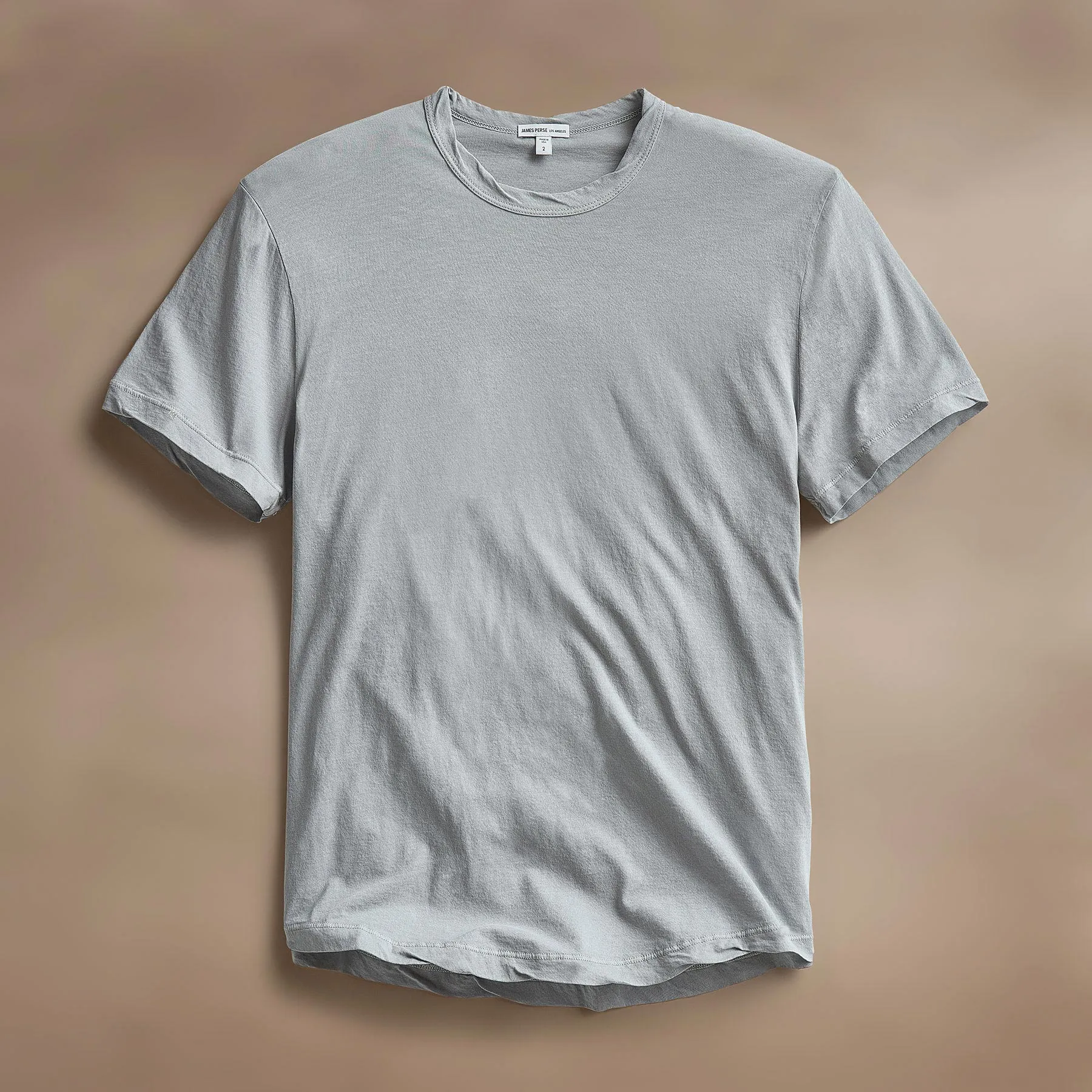 Clear Jersey Crew - Grey Sky Pigment