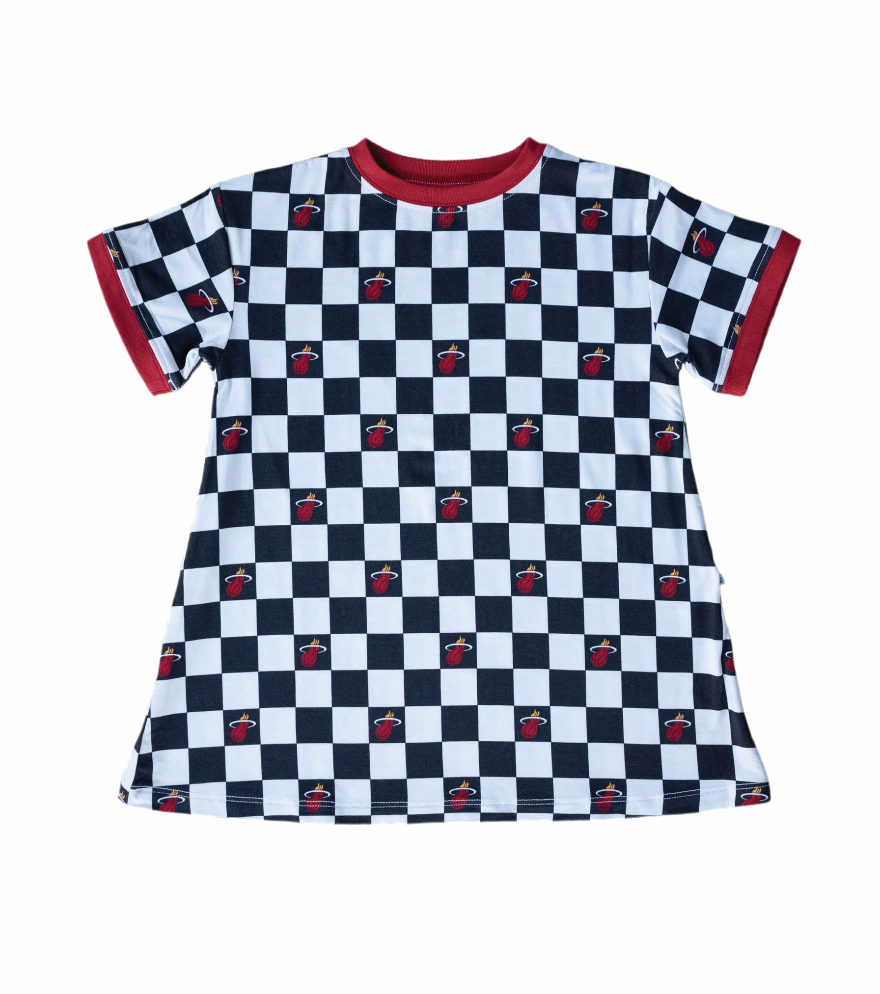 Court Culture x Everyday Leisure Checkerboard T-Shirt Dress