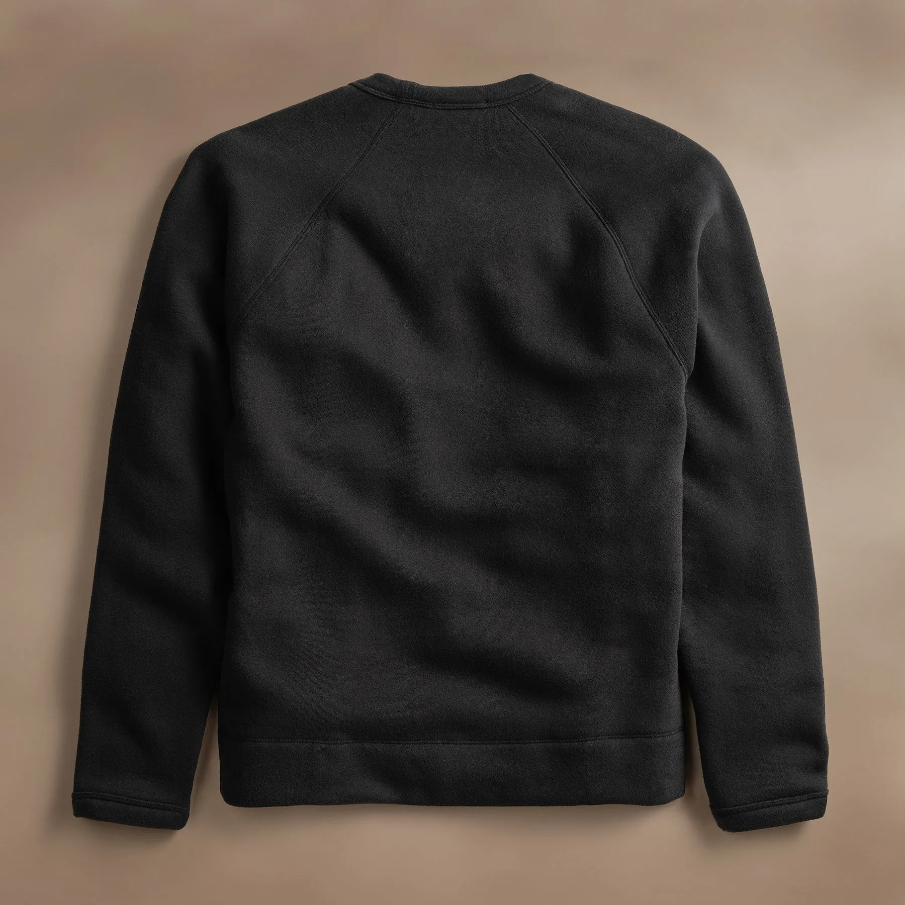Cozy Raglan Sweatshirt - Black