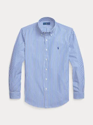 Custom Fit Blue/White Striped Shirt