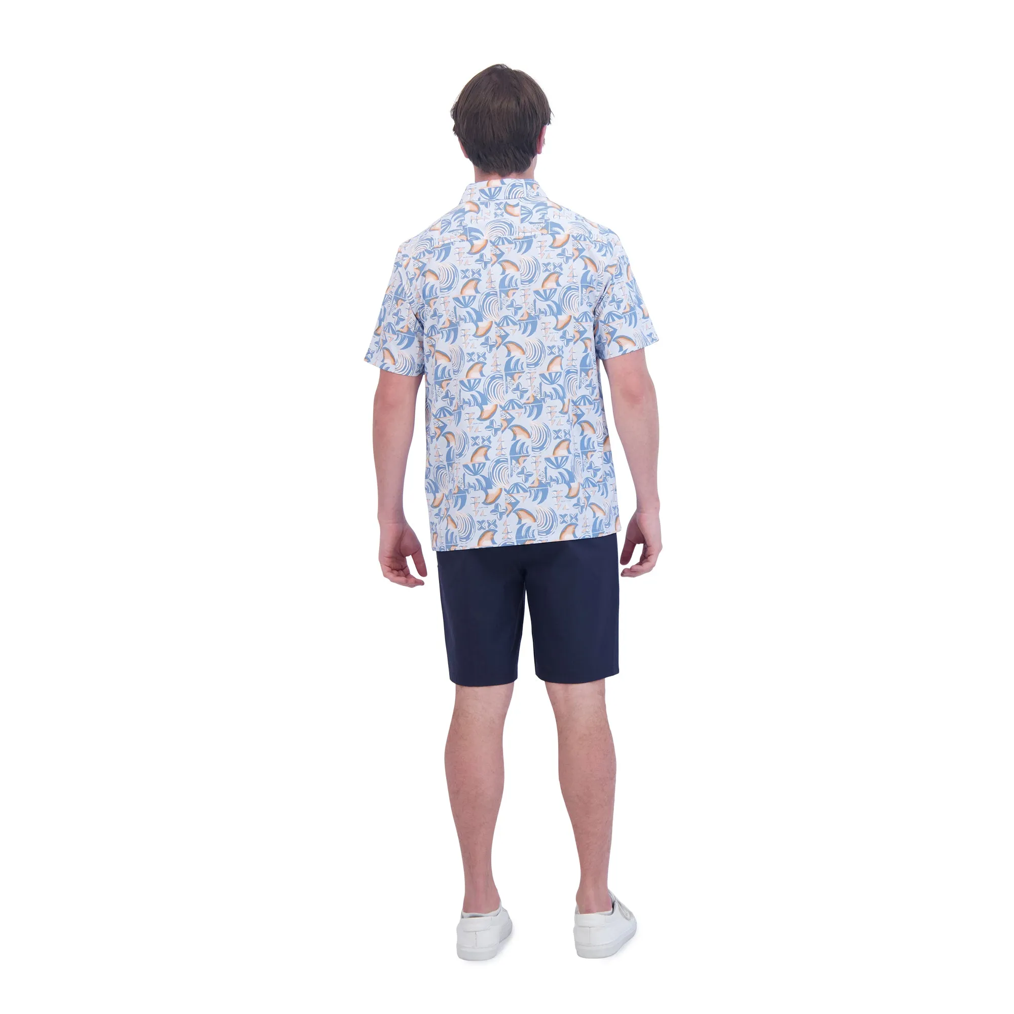 Dakine Aloha Button Down Short Sleeve Shirt - DK Stamp Print