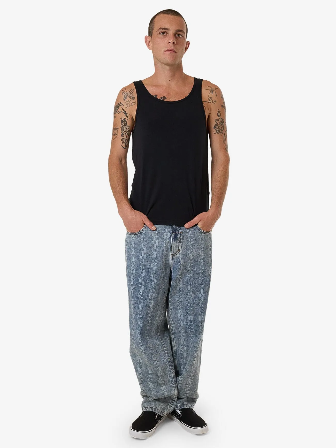 Endless Rib Tank - Black