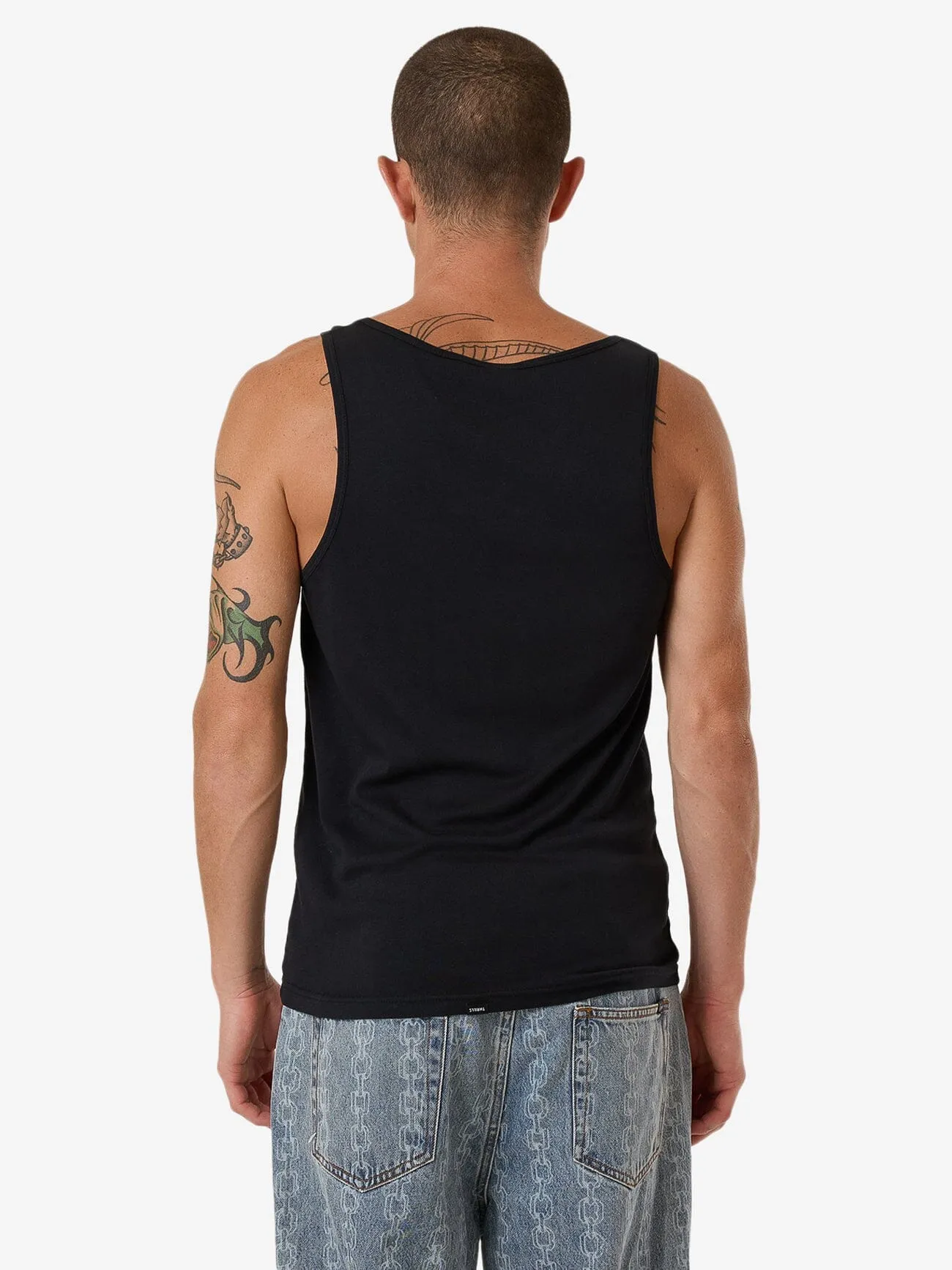 Endless Rib Tank - Black