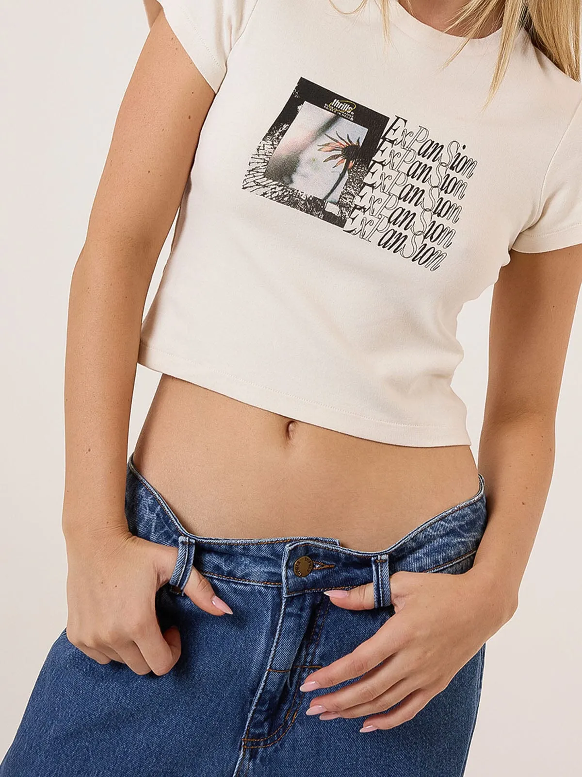 Expansions Mini Tee - Heritage White
