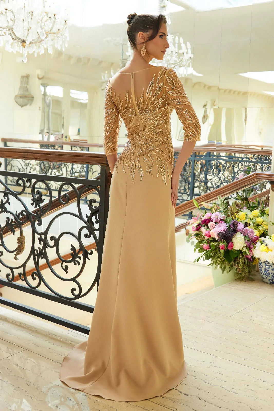 Formal Long Mother of the Bride Dress