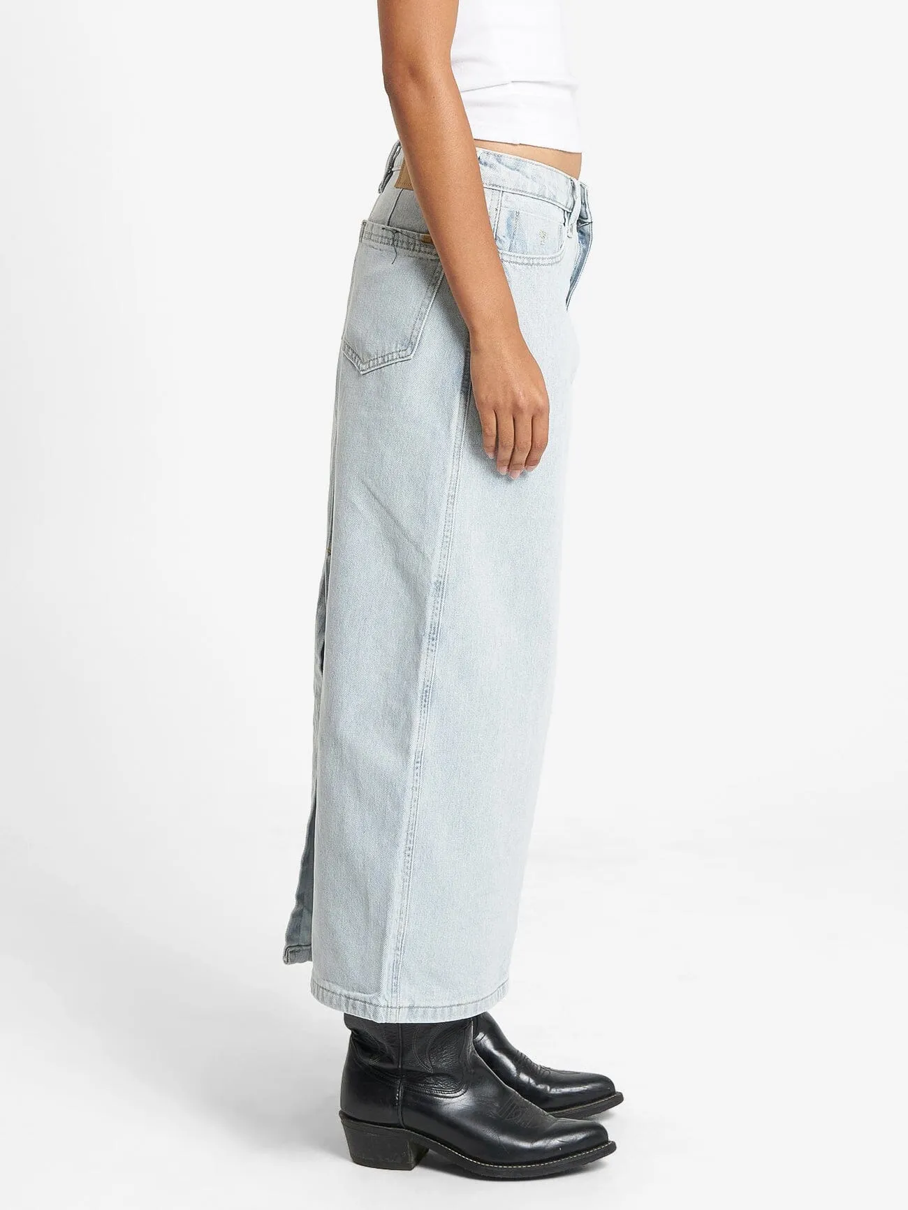 Frankie Skirt - Faded Dust Blue