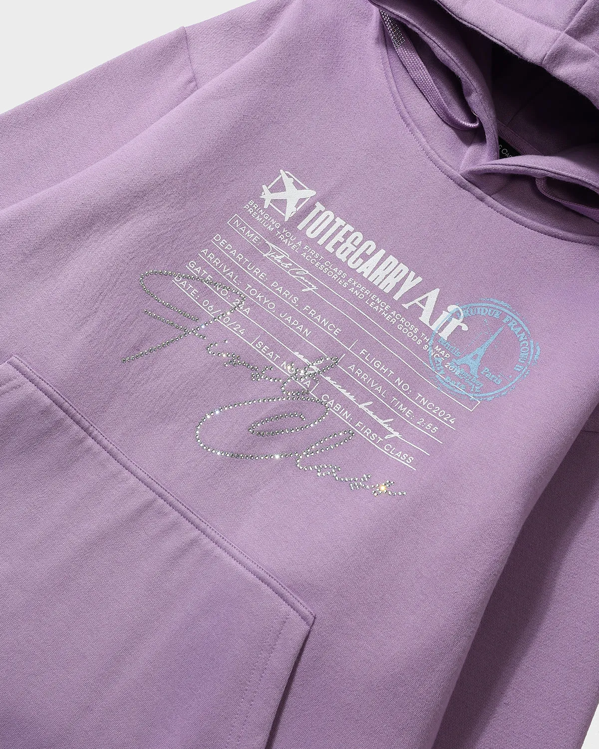 Globetrotter Tracksuit & Beanie Scarf Set in Purple