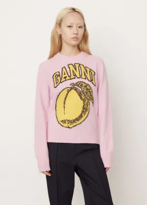 Graphic O-Neck Pullover