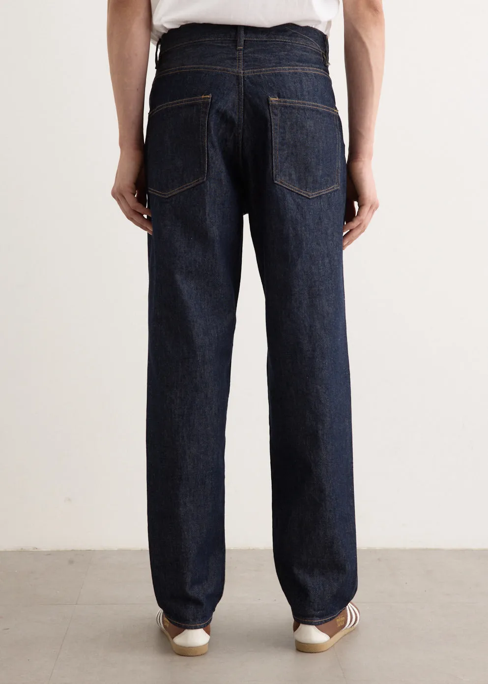 Hard Twist Denim Wide Pants