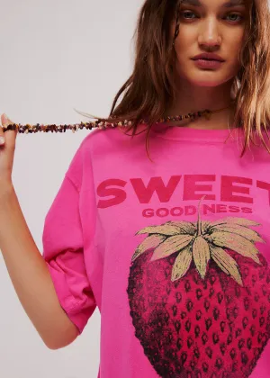 Harvest Vintage Wash Tee - Strawberry