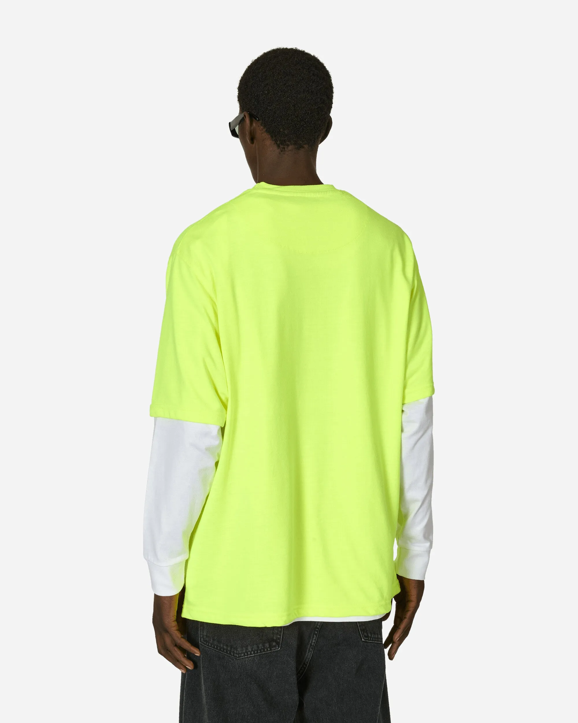 Heavy Duty Classic Label Pocket T-Shirt Hi Vis Green