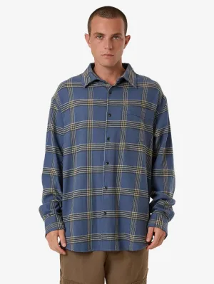 Heavy Times Flannel Shirt - Light Petrol