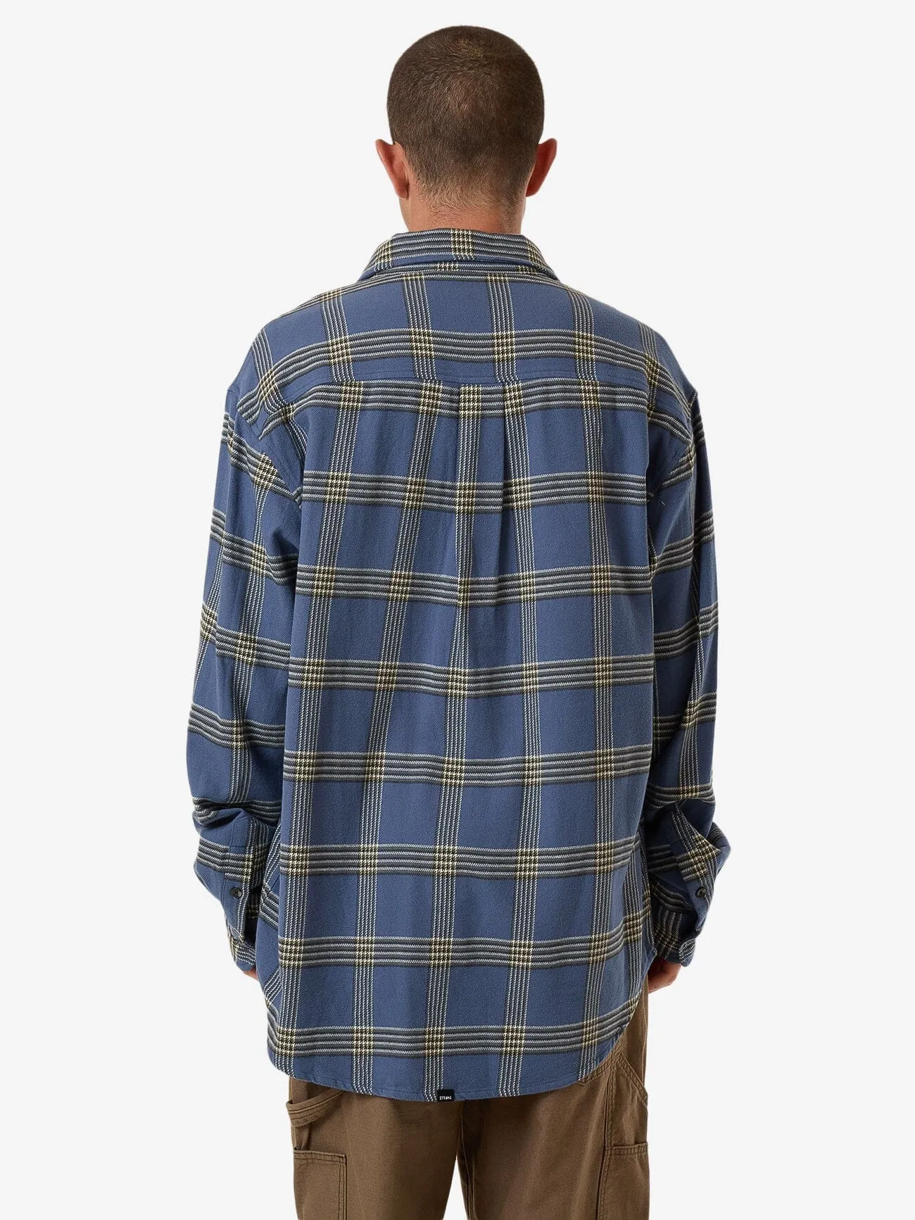 Heavy Times Flannel Shirt - Light Petrol
