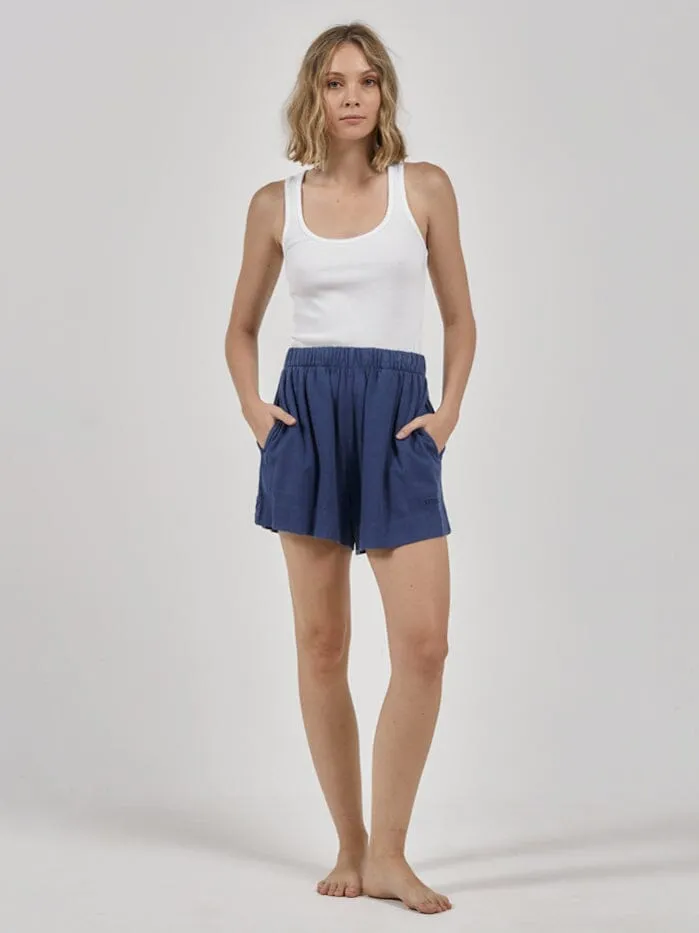 Hemp Lounge Short - Botanical Blue