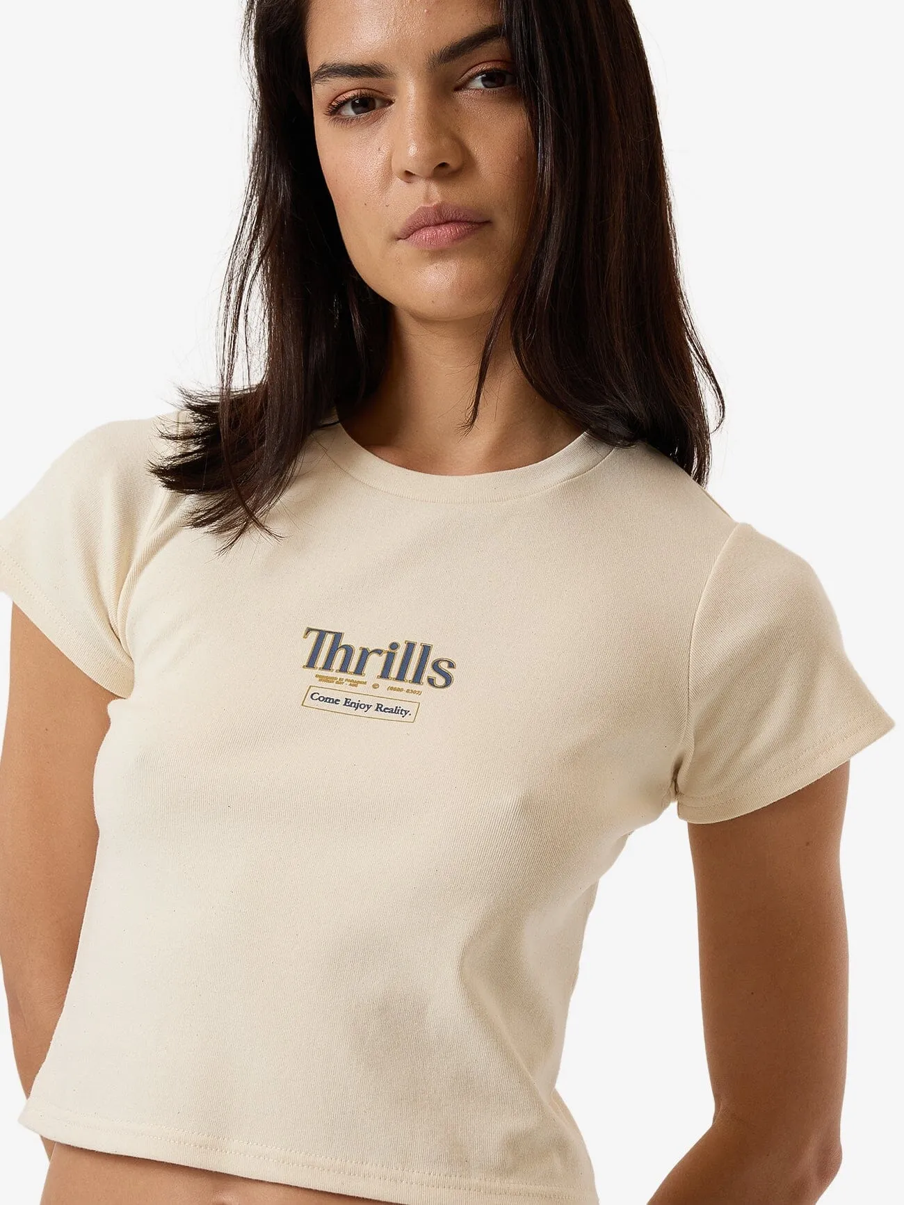 Higher Road Mini Tee - Unbleached