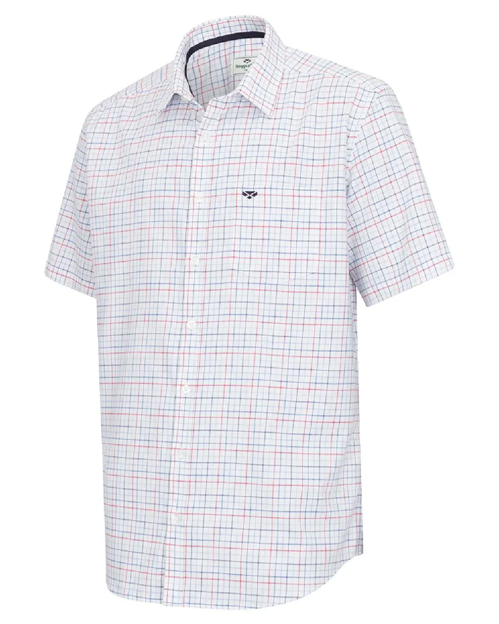 Hoggs of Fife Mens Callum Short Sleeve Tattersall Shirt