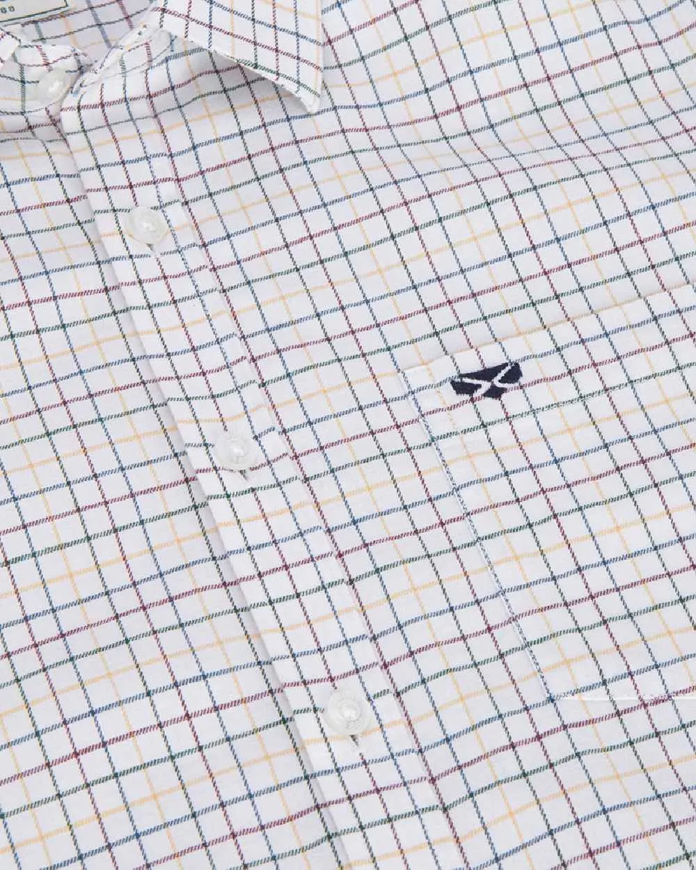 Hoggs of Fife Mens Callum Short Sleeve Tattersall Shirt