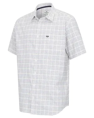 Hoggs of Fife Mens Callum Short Sleeve Tattersall Shirt