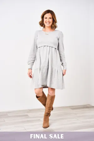 Latched Mama Waffle Knit Nursing Dress - Final Sale