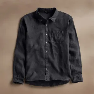Lightweight Linen Shirt - Magma Pigment