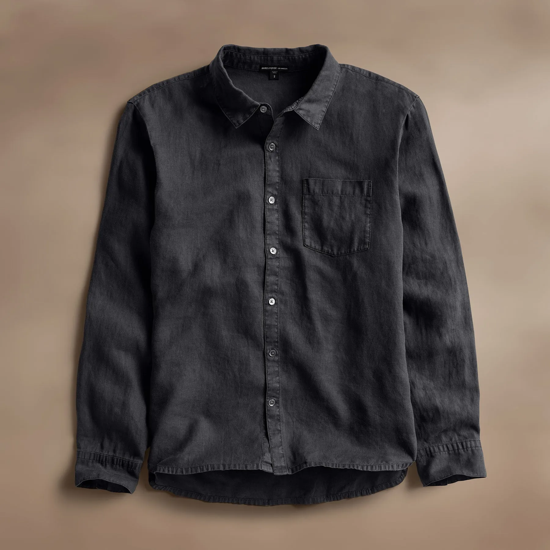 Lightweight Linen Shirt - Magma Pigment