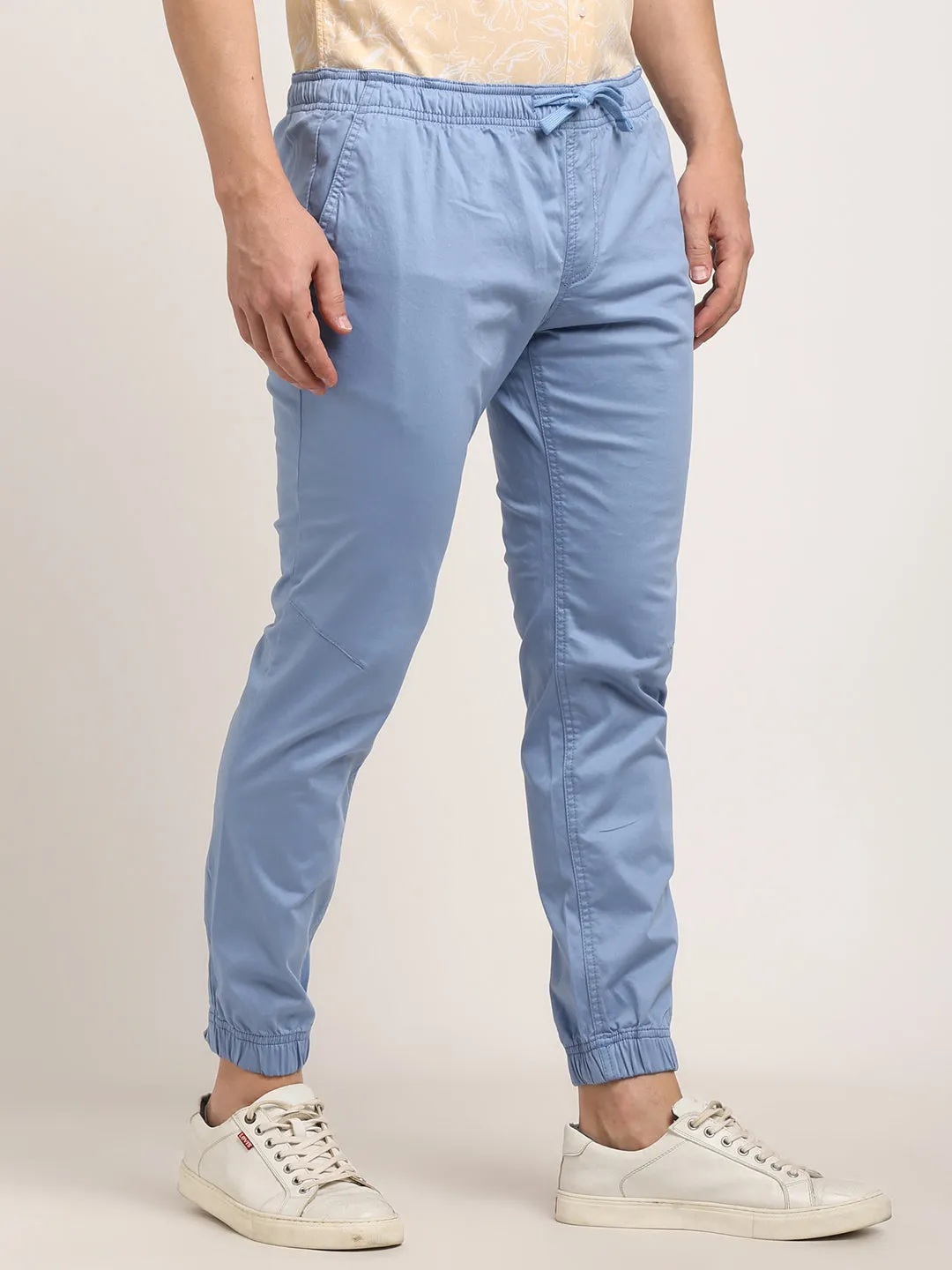 Men Urban Fit Cotton Stretch Trouser